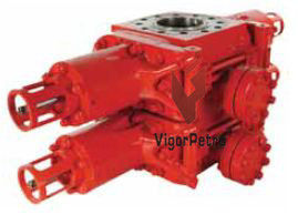 China API 16A Blowout Preventer 21-1/4&quot; 2000psi Double Ram BOP Shaffer Type Studded x Flanged R73  c/w 4-1/16&quot; 2K Side Outlet supplier